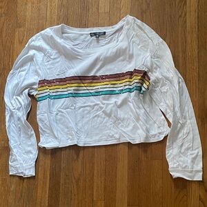 Colorful Striped Long Sleeve Top